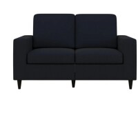 DHP Cooper Loveseat 2 Seater Sofa, Blue Linen New In Box $399