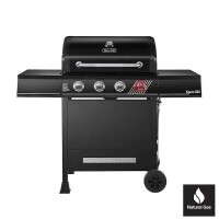 Dyna-Glo 4-Burner Natural Gas Grill in Matte Black with TriVantage Multi-Functional Cooking System, New in Box $499