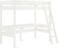 DHP Harlan Loft Bed with Desk and Ladder, Twin, White, New in Box $599