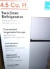 Magic Chef 4.5 cu. ft. 2-Door Refrigerator, with Freezer in Platinum Steel, New in Box $399 - 2