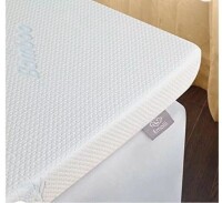 Emolli Memory Foam Mattress Topper - High Density Gel Infused Memory Foam Bed Pad, 3 inches, King New In Box $299