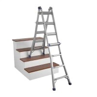 Cosco 18' Reach Height Aluminum Multi-Position Ladder, 300 lbs. Load Capacity Type IA Duty Rating, New $299