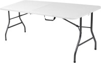 COSCO Fold-in-Half Banquet Table w/Handle, 6', White, New in Box $299