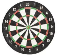 Sportscraft Performance 18" Paper Dartbord with Darts Similar to Picture New In Box $79