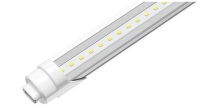 ONLYLUX 8 ft. R17D LED Tube Light, F96t12 HO 8 Foot Led Bulb, 96'' 8 ft. led Shop Light to Replace T8 T12 Fluorescent Light Bulb, 100-277V Input, 4800LM, Cold White 6000K, Clear Lens, New in Box $299