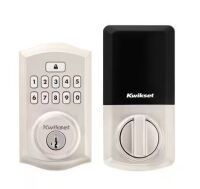 Kwikset SmartCode 260 Traditional Satin Nickel Keypad Single Cylinder Electronic Deadbolt Featuring SmartKey Security New In Box $199