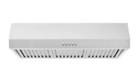 Vissani Sarela 30 in. W x 7 in. H 500CFM Convertible Under Cabinet Range Hood in Stainless Steel with LED Lights and Filter New In Box $329