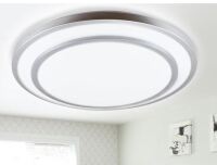 DINGLILIGHTING 48W Dimmable Led Flush Mount Ceiling Light with Remote 20 Inch Close to Ceiling Light Fixture for Bedroom/Living Room/Dining Room Lighting, 3000K-6000K Color Changeable New In Box $199