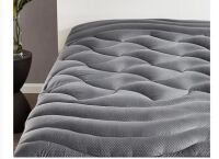 SLEEP ZONE Cooling Queen Mattress Topper, Premium Zoned Cool Mattress Pad Cover, Padded Mattress Protector Breathable Washable, Deep Pocket 8-21" (Grey, Queen) $99