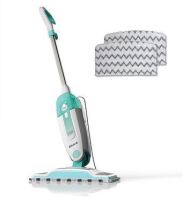 Shark S1000 Steam Mop with 2 Dirt Grip Pads, Lightweight, Safe for all Sealed Hard Floors like Tile, Hardwood, Stone, Laminate, Vinyl & More, Machine Washable, Removable Water Tank, White/Seafoam $199