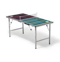 Rowing Blazers 5' Mini Portable Ping Pong Table, New in Box $299