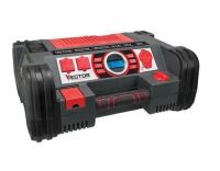 Vector 1200 Peak Amp Automotive Jump Starter, Portable Power - 10W USB Port, 500W Inverter, 120 PSI Air Compressor $219