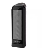 Lasko 1500-Watt 16 in. Electronic Ceramic Tower Space Heater in Black with Touch Control and Adjustable Thermostat On Working $109