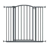 Summer Infant 36 in. Sure and Secure Extra-Tall Walk-Thru Pressure Mounted Baby Gate, 29in.-48in. Wide, 36in. Tall - Gray / Summer Infant Extra Tall Decor Safety Pet and Baby Gate, 28” - 38.25” Wide, 36" Tall, Install In-between Rooms, Doorways and Stairw