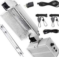 XAMT 1000W DE System Complete Fixture Double Ended Grow Lights Kits for Indoor Plants Includes 1000 Watt Super Lumens HPS Bulb with Digital Dimmable Ballast 120-240V, New in Box $699.99