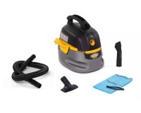 Stinger 2.5 Gallon 1.75 Peak HP Small Shop Vac Wet Dry Vacuum with Filter Bag, Hose, Utility Nozzle and Car Nozzle Attachments On Working $99