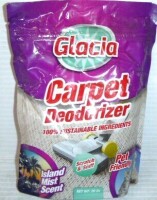 Glacia Carpet Deodorizer Island Mist Scent 20 oz New