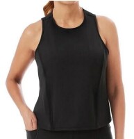 Member's Mark Ladies Work It Out Active Tank -Black Soot New with Tags Size Medium