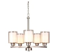 Design House Olso 5-Light Satin Nickel Chandelier New In Box $299