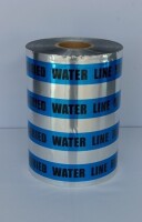 Christy's Marking Products Detectable Underground Tape - Caution Buried Water Line Below - 12" x 1000 ft Roll New $199