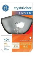 GE 40-Watt Crystal Clear G25 Globe Light Bulb New