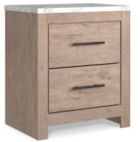 Ashley Furniture Senniberg 22" 2 Drawer Nightstand New Shelf Pull $299