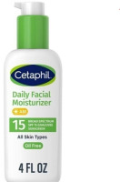 Cetaphil Daily Face Moisturizer with SPF 15 Fragrance Free - 4 fl oz / Cetaphil Gentle Skin Cleanser Normal to Dry Skin 8 fl oz / Assorted New Assorted