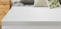 Best Mattress Store Mellow 4 Inch Memory Foam Mattress Topper with Cover, Calming Green Tea Infusion, Short Queen New In Box $229