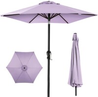 Blissun 9 ft. Outdoor Steel Market Patio Umbrella w/ Tilt, Crank Lift $199