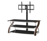 Whalen Furniture - 3-in-1 Console for Most Flat-Panel TVs Up to 65" - Brown Cherry New $499