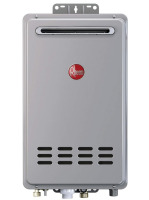 Rheem RTG-84XLN-1 Mid-Efficiency 8.4GPM Outdoor Natural Gas Tankless Water Heater, Gray New Shelf Pull $1199