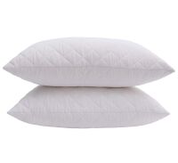 Niagara Sleep Solution Hotel Quality Bed Pillow for Sleeping Standard Size 100% Cotton Cover 18x26" Hollow Fiber Filled Down Alternative - 2Pack New $79