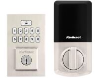 Kwikset SmartCode 260 Keyless Entry Electronic Keypad Deadbolt Door Lock with Auto-Lock, Custom User Codes, Advanced Security in Satin Nickel Contemporary New In Box $199