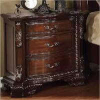 Furniture of America Monte Vista I 3 Drawer Nightstand in Brown Cherry CM7267N New in Box $699