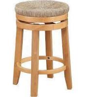 Powell Company - Maya Natural Wire Brushed Counter Stool New in Box $299