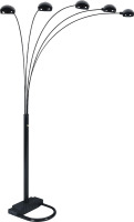 SH Lighting 5 Adjustable Arm Arching Floor Lamp - Features a Dimmer Switch for Perfect Light Settings - 84" Tall $299