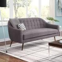 Mercury Row Geraldton 73" Flared Arm Sofa Mercury Row Upholstery in gray New In Box $899