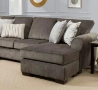 Lane Home Furnishings NT1657 Sofa Chaise in Harlow Ash Fabric Brand New $1499