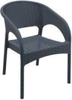 Compamia Panama Patio Outdoor Dining Chair Gray New in Box Asst $399