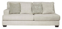 Ashley Furniture Rawcliffe Right-Arm Facing Sofa in Parchment, New in Box $979.99