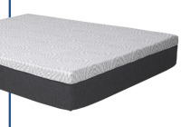 Sealy Cool 12" Medium Memory Foam Mattress with CopperChill Technology, Queen-Size, New $799.99