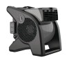 Lasko 11.2 in. 3 Speeds Blower Fan in Gray with Carry Handle, Circuit Breaker, Power Outlets, High Velocity Utility Pivoting On Working $199