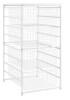 Everbilt 34.76 in. H x 17.13 in. W White Steel 4-Drawer Close Mesh Wire Basket New In Box $199