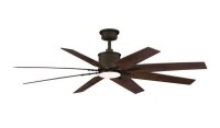 Home Decorators Collection Milbourne 60 in. Integrated LED Indoor Espresso Bronze Ceiling Fan with Light and Remote Control New In Box $309