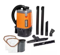 Ridgid 6 Qt. (1.5 Gal.) NXT Backpack Vacuum Cleaner with Filters, Locking Accessories Shop Vac Attachments for Dry Applications On Working $349