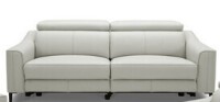 Divani Casa Eden - Modern Grey Leather Powered Reclining Leather Sofa New Floor Model $3999