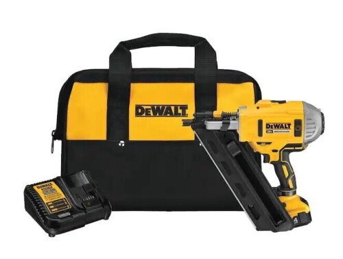 Dewalt 20V MAX XR Lithium-Ion Cordless Brushless 2-Speed 30° Paper Collated Framing Nailer with 4.0Ah Battery, Charger and Carrying Bag New In Box $599