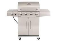 Char-Broil Performance Series Silver 4-Burner Liquid Propane Gas Grill with 1 Side Burner New Floor Model $599