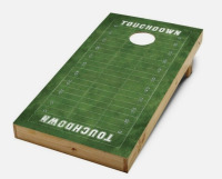 Cornhole Board Decal 2'x4' Football Field Decal Set New $69