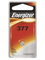 Energizer - 377 Battery (1 Pack), Silver Oxide Button Cell Battery